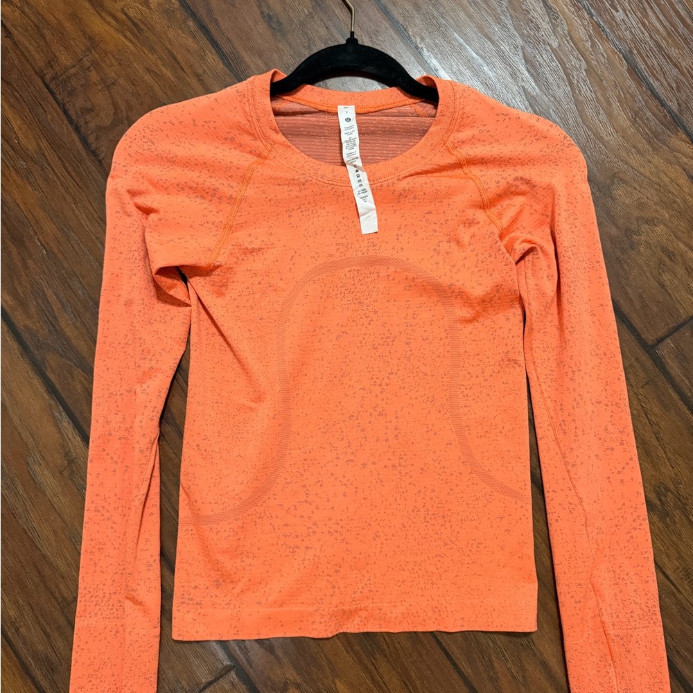 Women's Lululemon Long-Sleeve Top - Orange